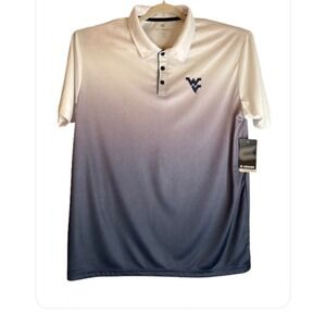 WV‎ University Ombré Shirt NEW Polo Style by Colosseum short sleeves 2XL  NCAA